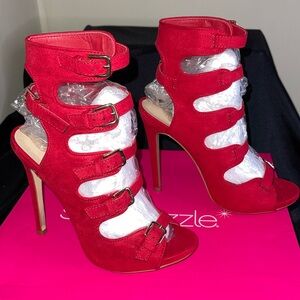 Shoedazzle Rosselyn Dress Sandals, size 5.5